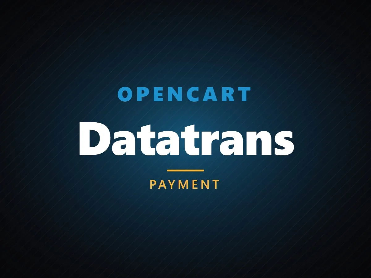 VibeFox Datatrans for OpenCart