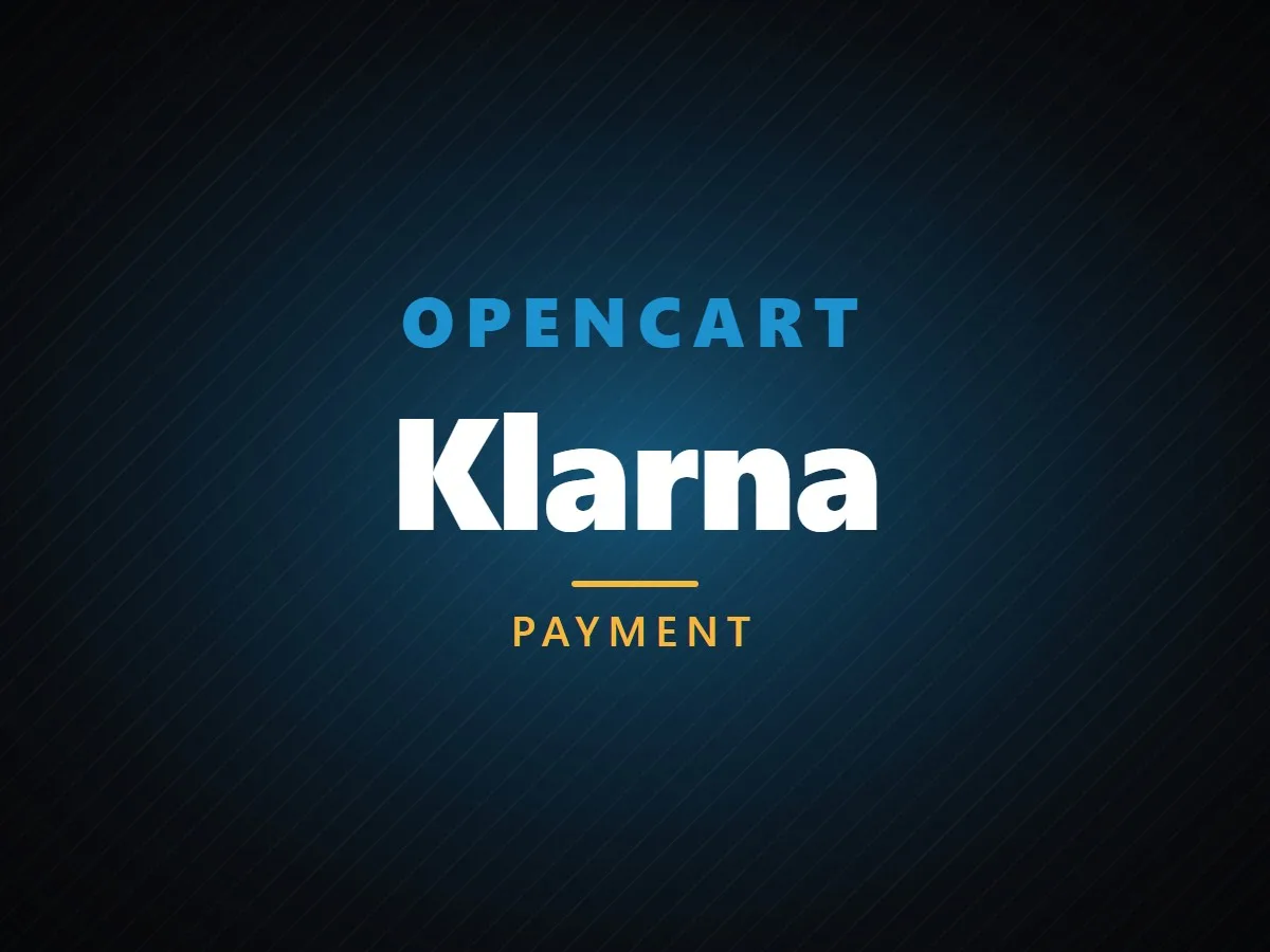 VibeFox Klarna for OpenCart