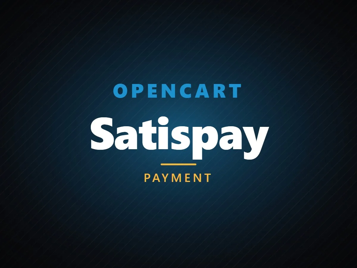VibeFox Satispay for OpenCart
