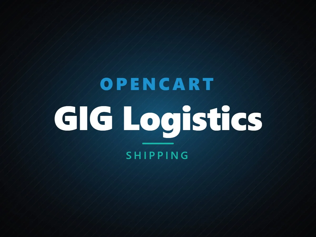 VibeFox GIG Logistics for OpenCart