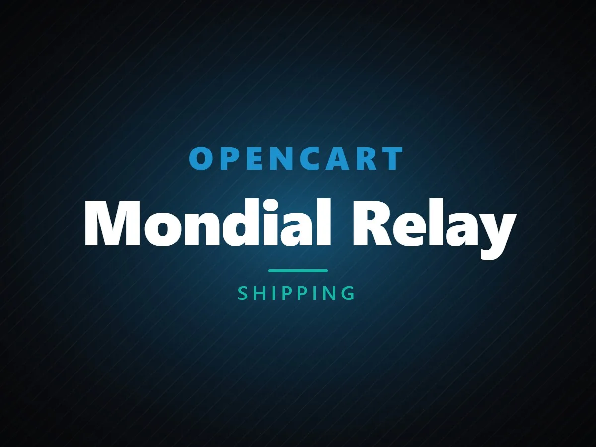 VibeFox Mondial Relay for OpenCart