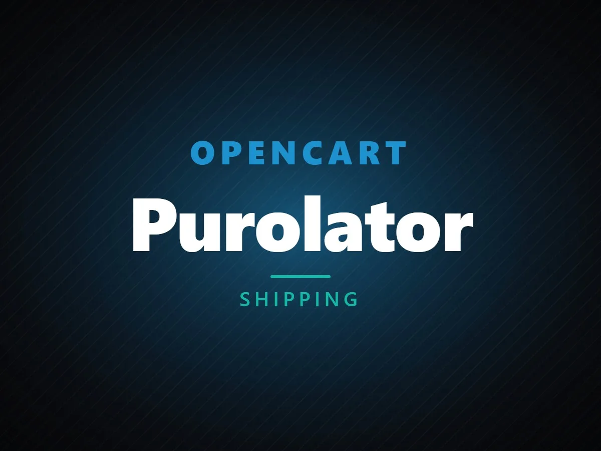 VibeFox Purolator for OpenCart